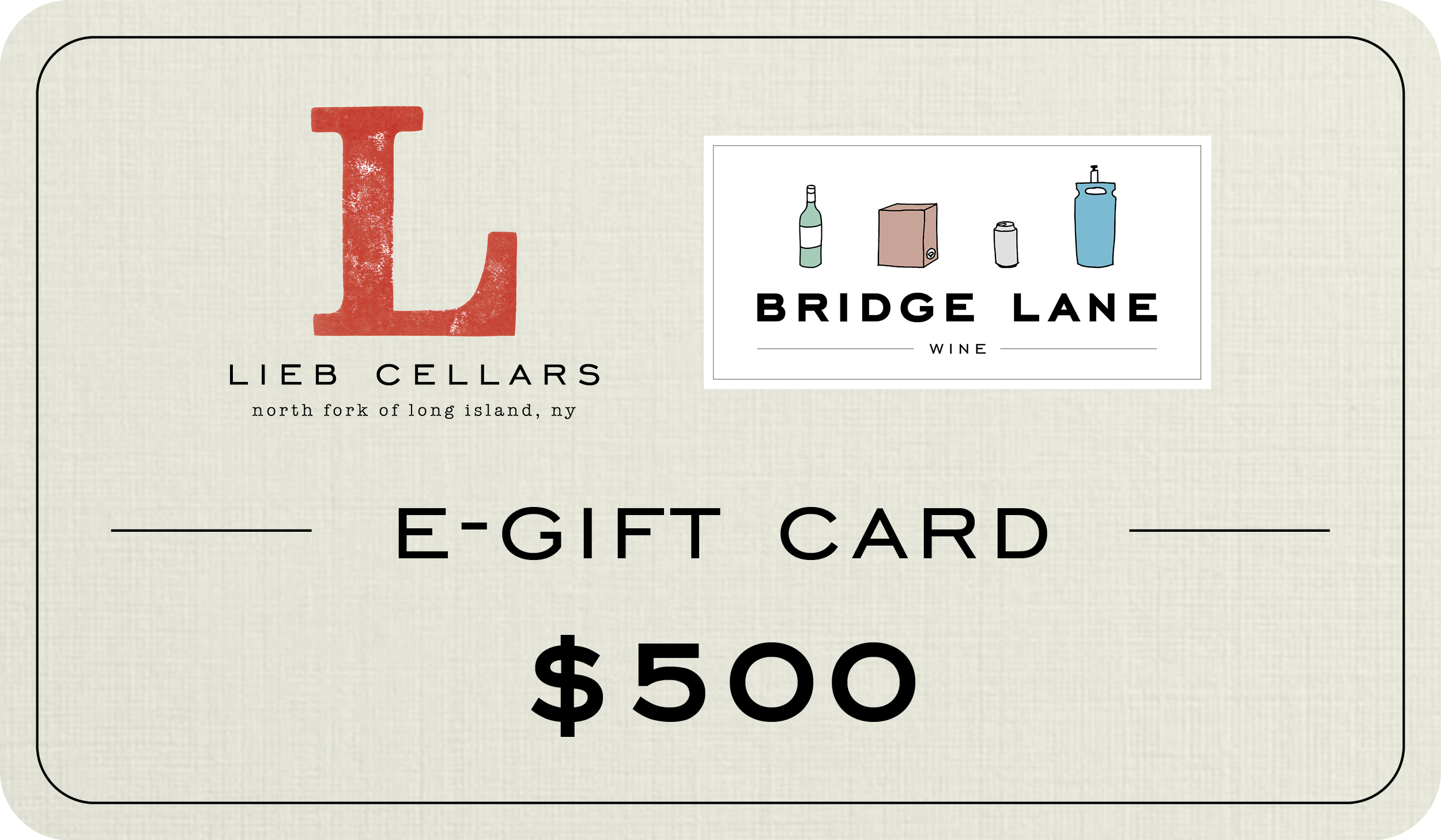 $500 E-Gift Cards