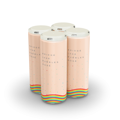 BRIDGE LANE BUBBLES ROSÉ 4-PACK (*SLIM* CANS)