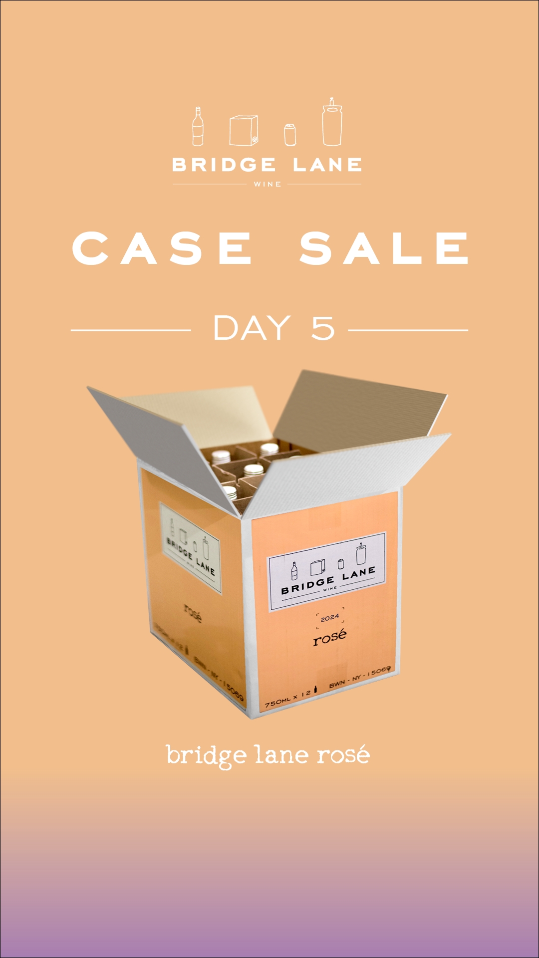 *CASE SALE* 2024 Bridge Lane Rosé