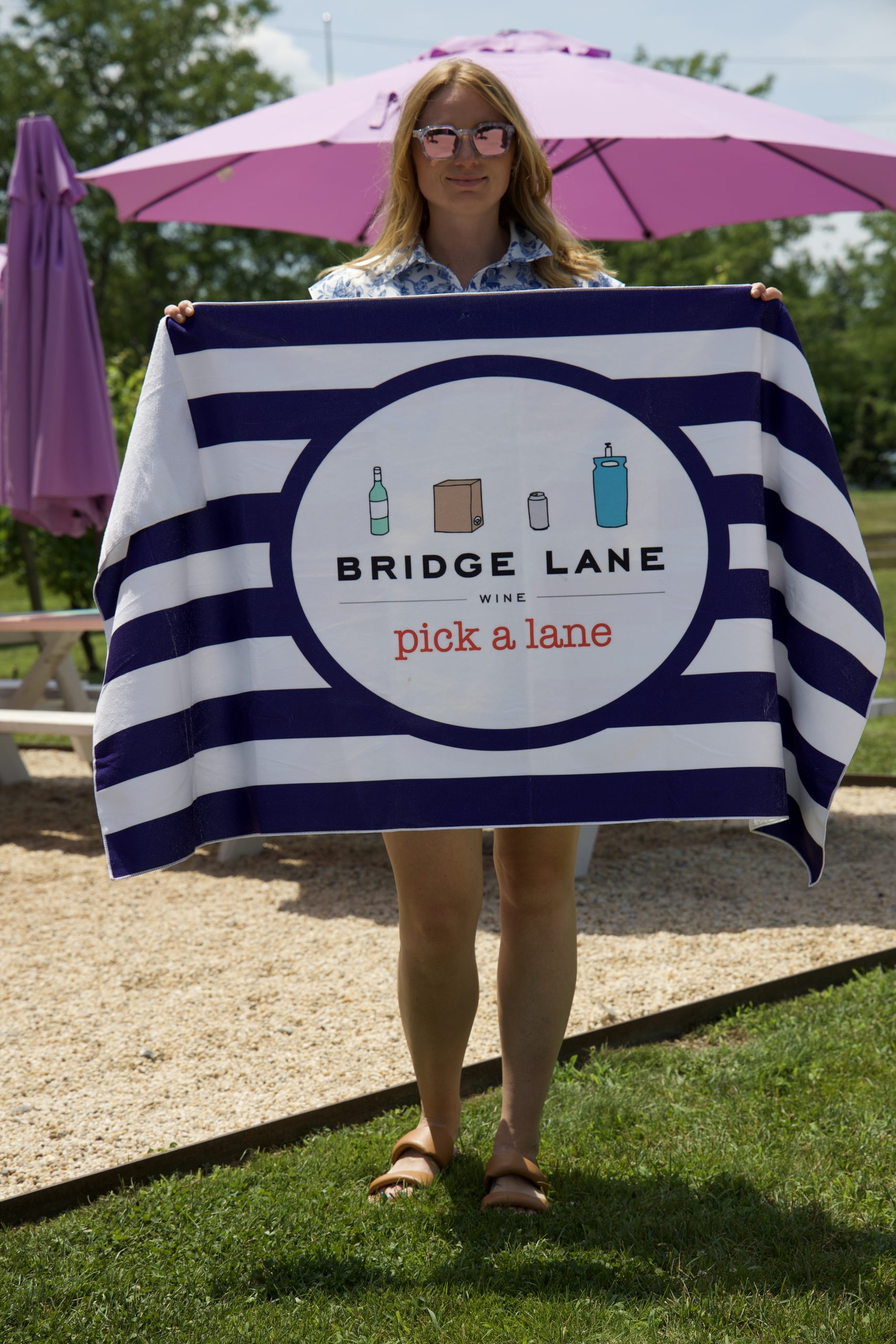 Bridge Lane Beach Towel