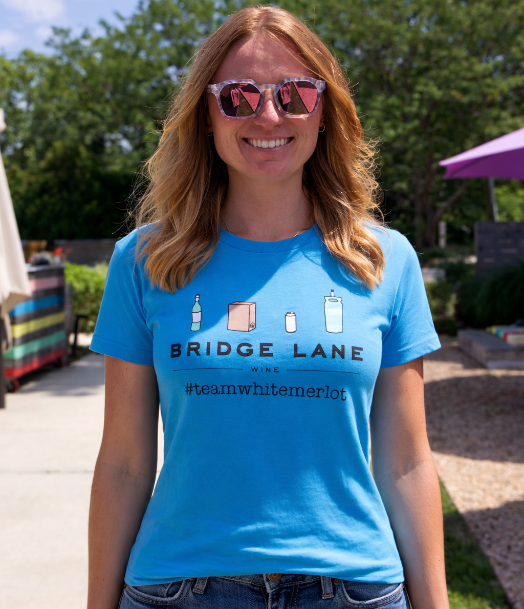 Team White Merlot T-Shirt Large