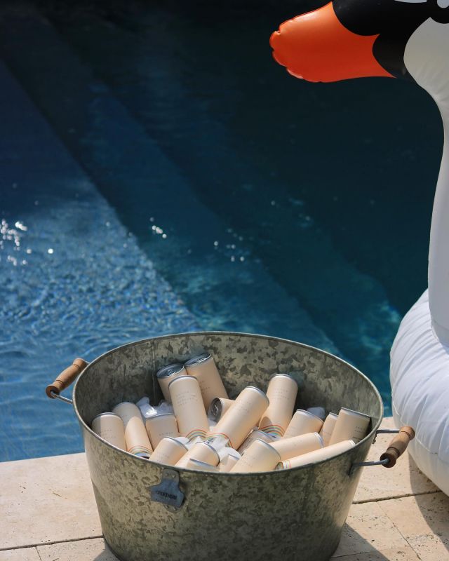 Rosé Bubbles swim up bar🙌🧡☀️🥂🌈